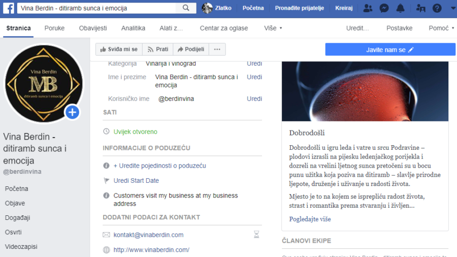Vina Berdin Facebook